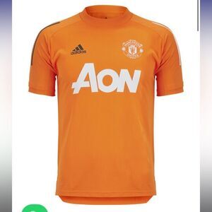 Manchester United Training Jersey Orange 2020 2021
